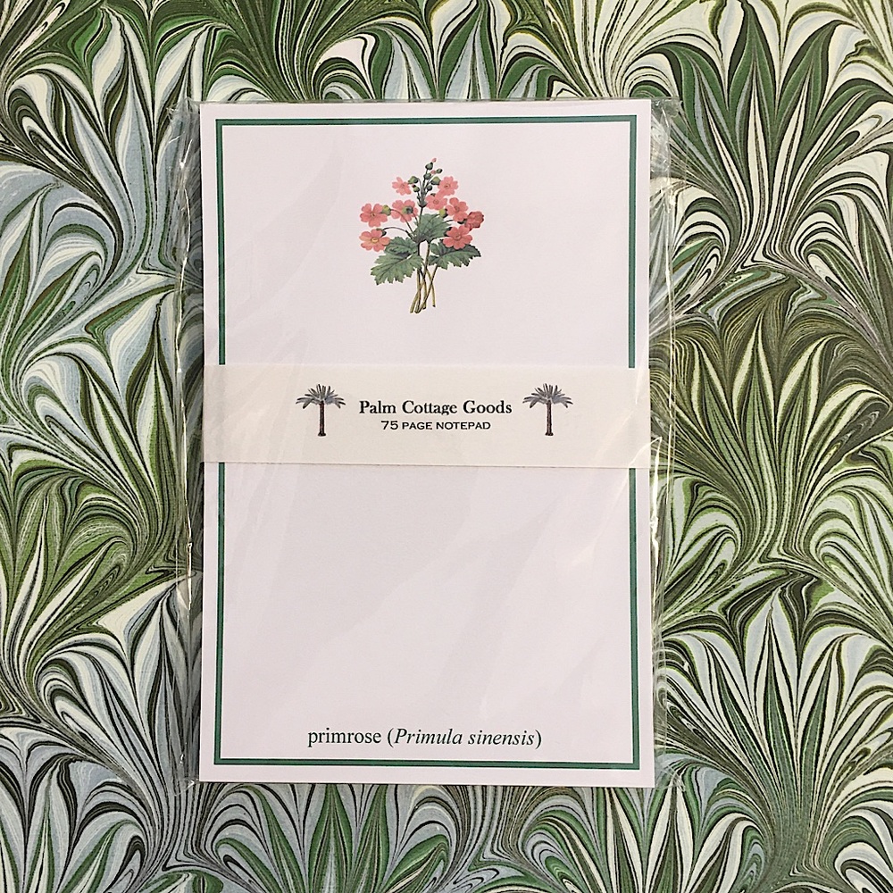 Primrose Notepad by Palm Cottage Goods